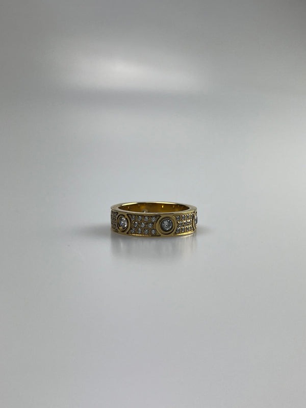Bague lova strass